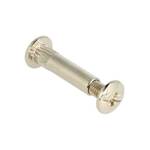 Samleskrue 2 Dele M6, 31-39mm - Forniklet