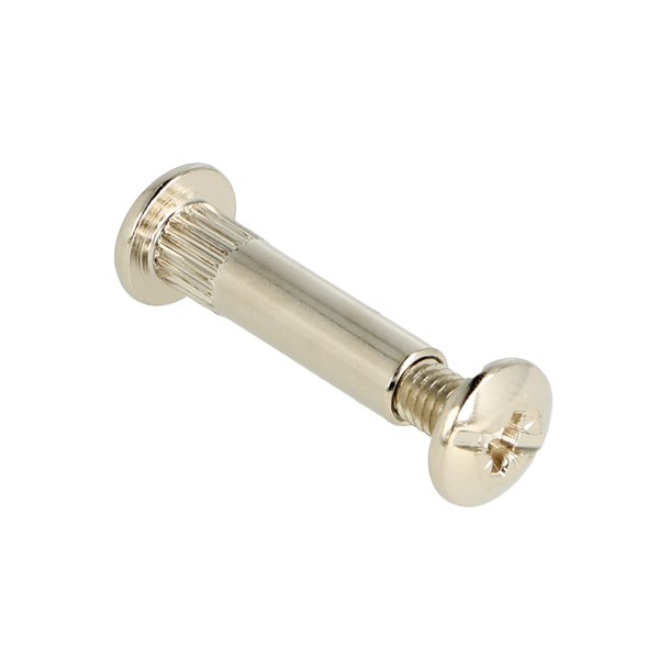 Samleskrue 2 Dele M6, 31-39mm - Forniklet