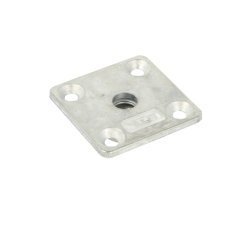 Bordbensbeslag Firkant med M10 Gevind