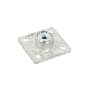 Bordbensbeslag Firkant med M10 Gevind