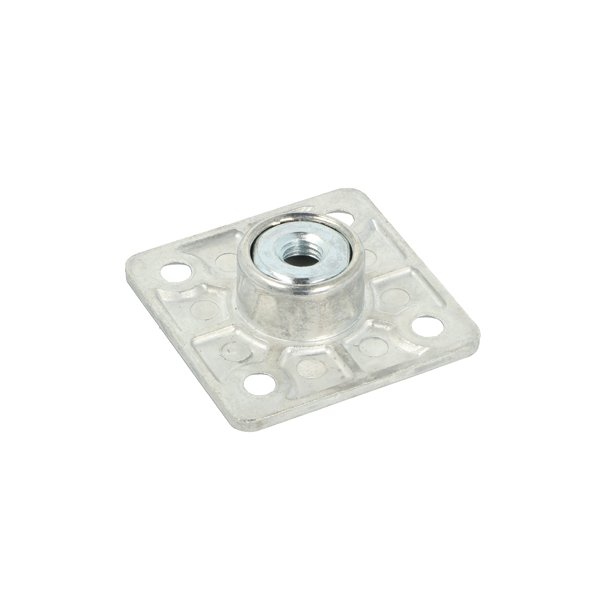 Bordbensbeslag Firkant med M10 Gevind
