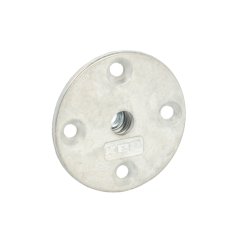 Bordbensbeslag Rund med M8 Gevind