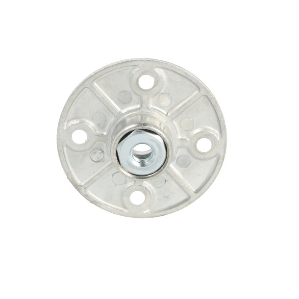 Bordbensbeslag Rund med M8 Gevind