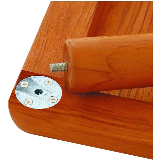 Bordbensbeslag Rund med M10 Gevind