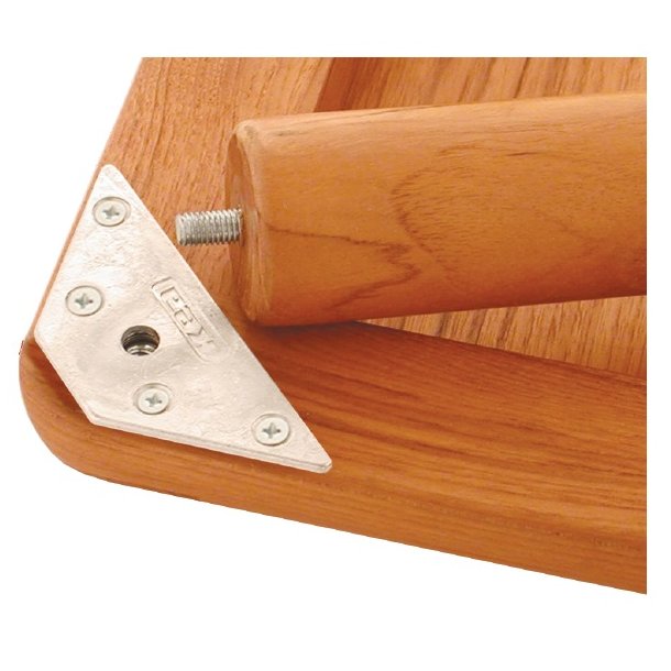 Bordbensbeslag Trekantet med M10 Gevind