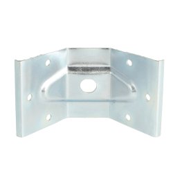 Bordsamlebeslag til Bordben  - 60x100mm - Elforzinket