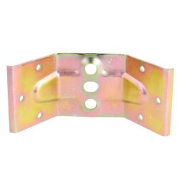 Bordsamlebeslag til Bordben  - 60x126mm - Gulforzinket