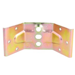 Bordsamlebeslag til Bordben  - 60x126mm - Gulforzinket