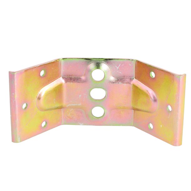 Bordsamlebeslag til Bordben  - 60x126mm - Gulforzinket