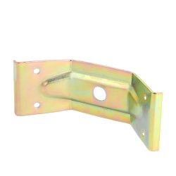 Bordsamlebeslag til Bordben  - 50x130mm - Gulforzinket