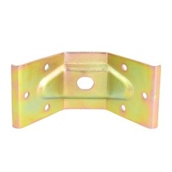 Bordsamlebeslag til Bordben - 50x100mm - Elforzinket