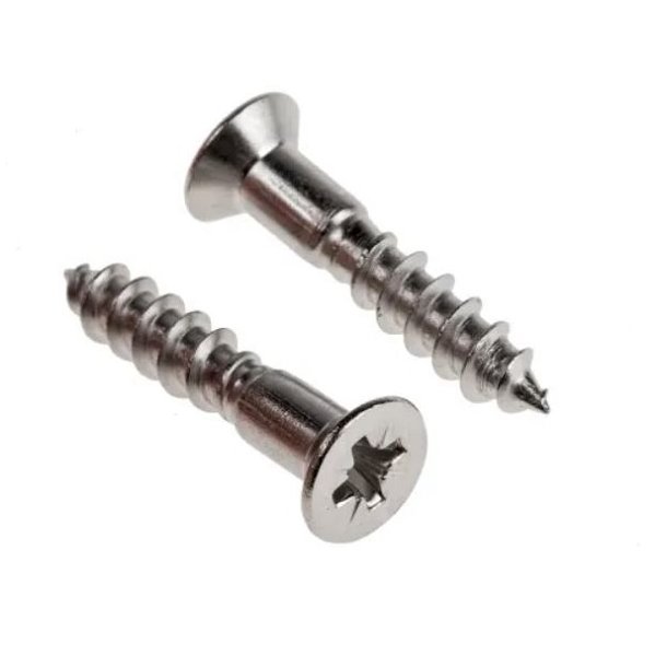 Trskrue Rustfri A2 - 3.5x50mm - Kryds Krv - DIN 7997