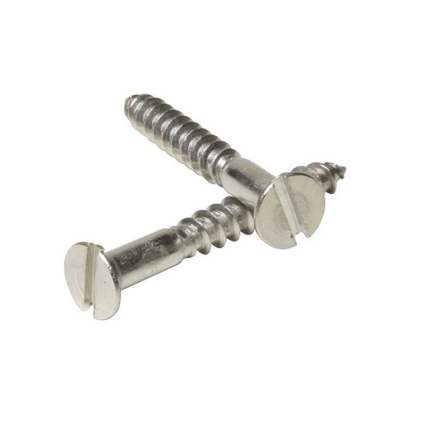 Trskrue Rustfri A2 - 4.0x50mm - Lige Krv - DIN 97