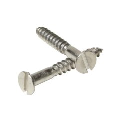 Trskrue Rustfri A2 - 4.0x30mm - Lige Krv - DIN 97