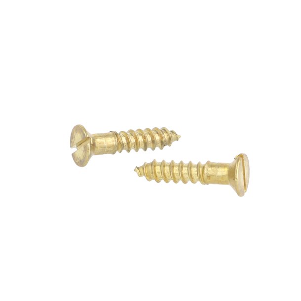 Trskrue Messing 5.0x25mm - Lige Krv - DIN 97