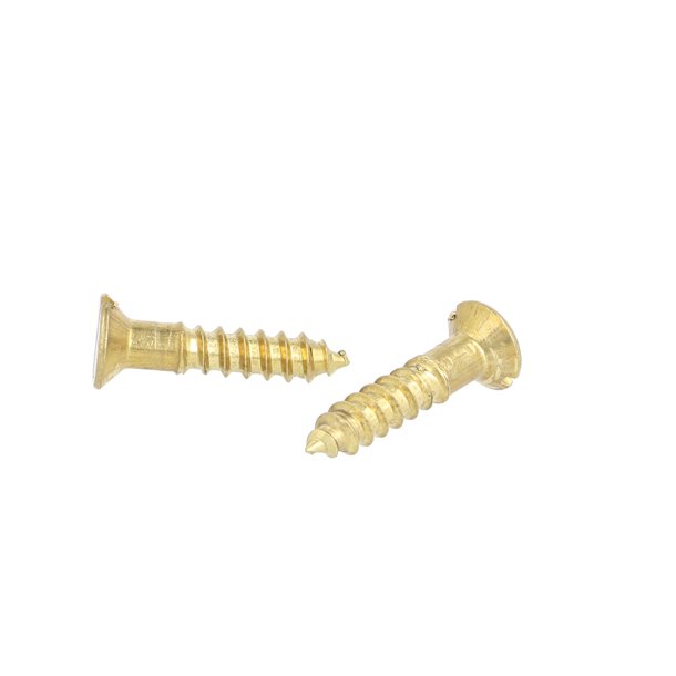 Trskrue Messing 5.0x25mm - Lige Krv - DIN 97