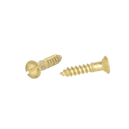 Tr�skrue Messing 5.0x25mm - Lige K�rv - DIN 97
