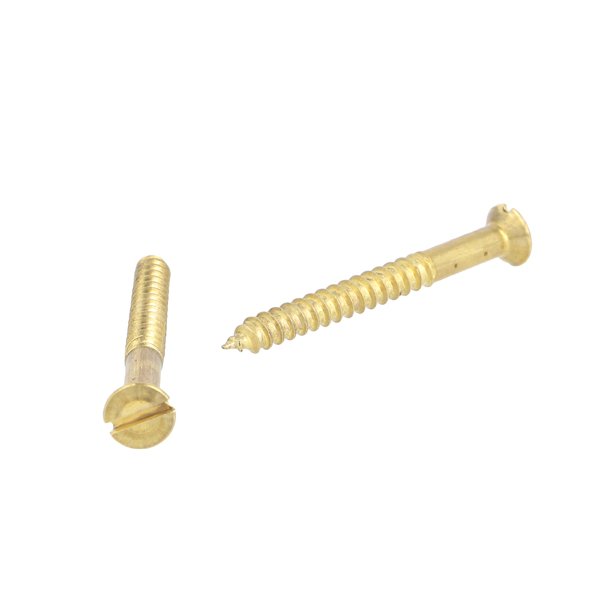 Trskrue Messing 5.0x50mm - Lige Krv - DIN 97