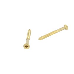 Trskrue Messing 5.0x60mm - Kryds Krv - DIN 7997