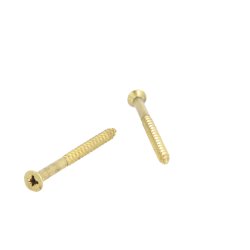 Trskrue Messing 5.0x60mm - Kryds Krv - DIN 7997