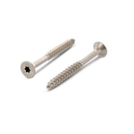 Sp�npladeskrue Torx T25 - 5.0x100mm - Rustfri A2
