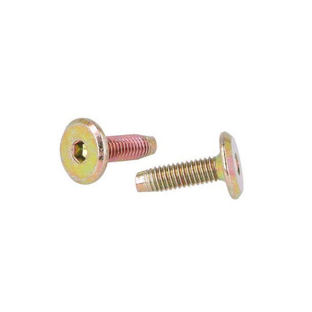 Samleskrue M6x20mm - Gulforzinket