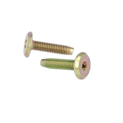 Samleskrue M6x25mm - Gulforzinket