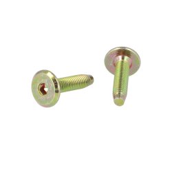 Samleskrue M6x25mm - Gulforzinket