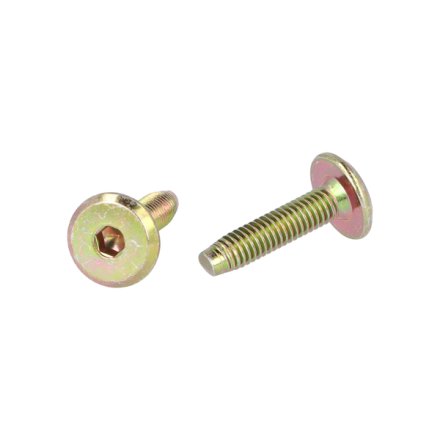 Samleskrue M6x25mm - Gulforzinket