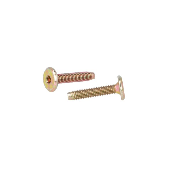 Samleskrue M6x30mm - Gulforzinket