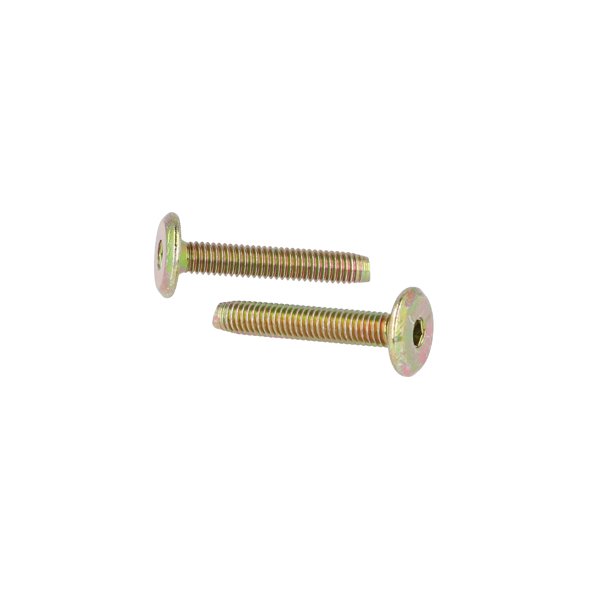 Samleskrue M6x35mm - Gulforzinket