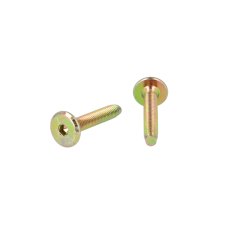 Samleskrue M6x35mm - Gulforzinket