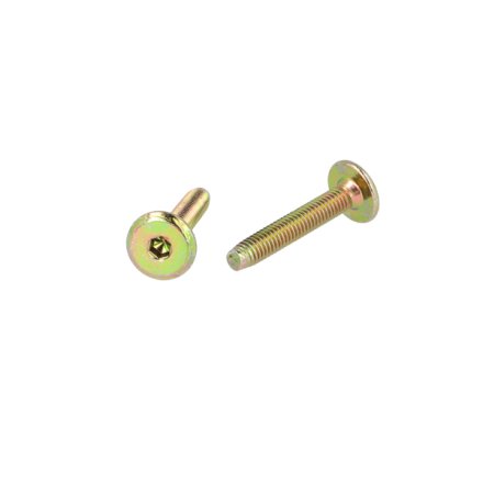 Samleskrue M6x35mm - Gulforzinket