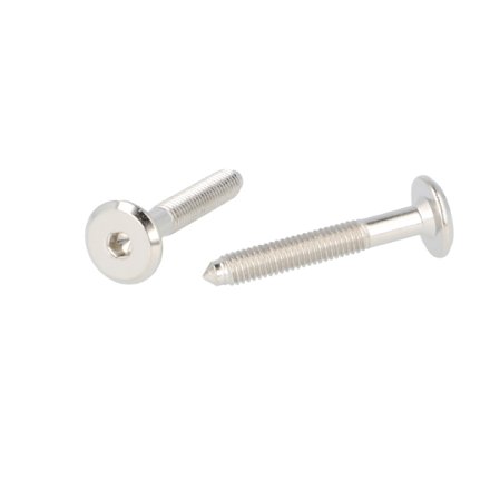 Samleskrue M6x40mm - Forniklet