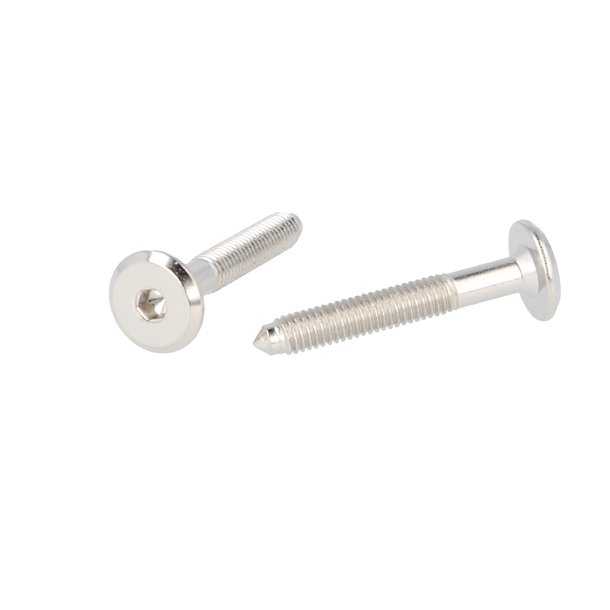 Samleskrue M6x40mm - Forniklet