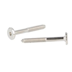 Samleskrue M6x50mm - Forniklet