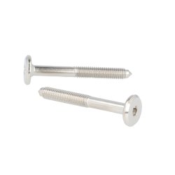 Samleskrue M6x50mm - Forniklet