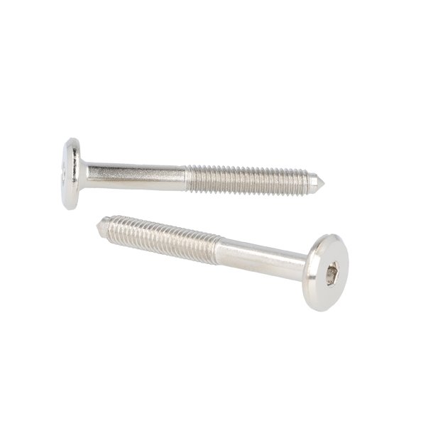 Samleskrue M6x50mm - Forniklet