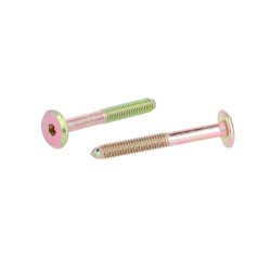 Samleskrue M6x50mm - Gulforzinket