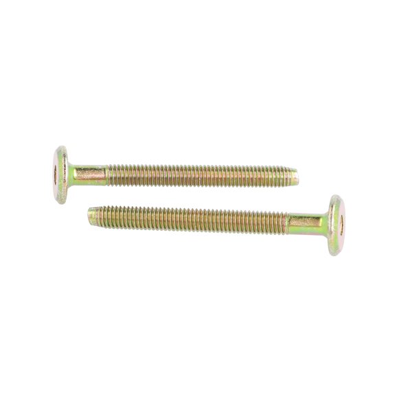 Samleskrue M6x50mm - Gulforzinket