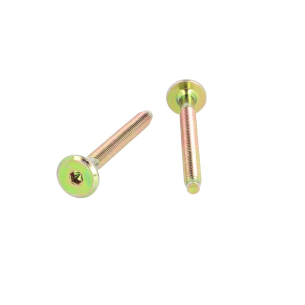 Samleskrue M6x50mm - Gulforzinket