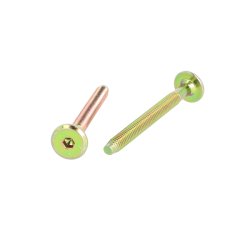 Samleskrue M6x50mm - Gulforzinket