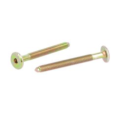 Samleskrue M6x60mm - Gulforzinket