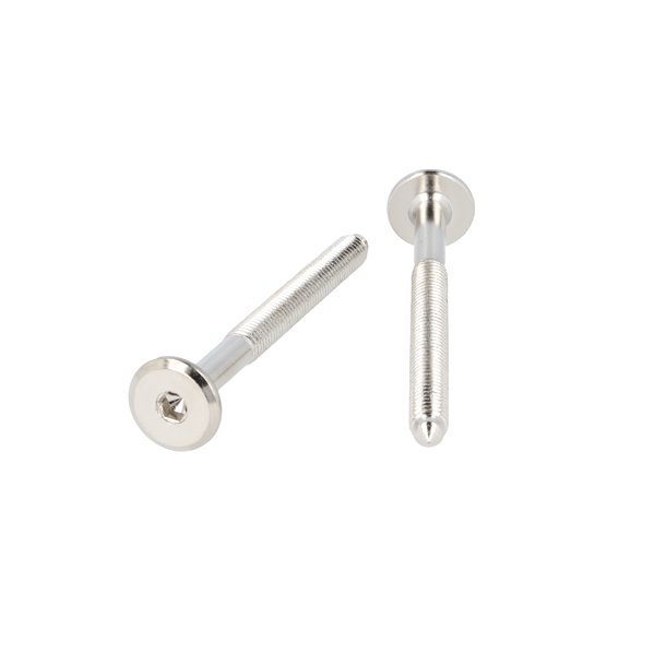 Samleskrue M6x70mm - Forniklet