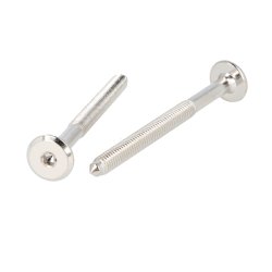 Samleskrue M6x70mm - Forniklet