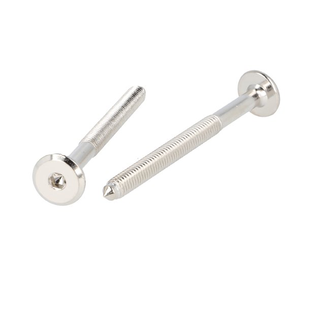 Samleskrue M6x70mm - Forniklet