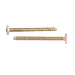 Samleskrue M6x70mm - Gulforzinket