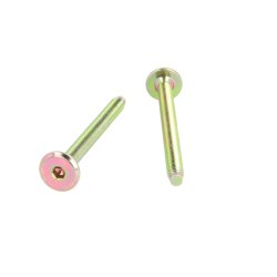 Samleskrue M6x70mm - Gulforzinket