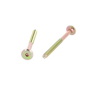 Samleskrue M6x80mm - Gulforzinket