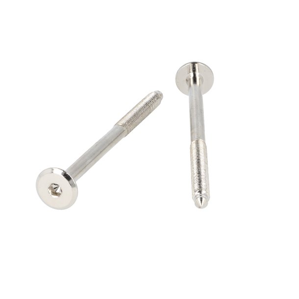 Samleskrue M6x90mm - Forniklet